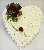 Simple Heart funerals Flowers